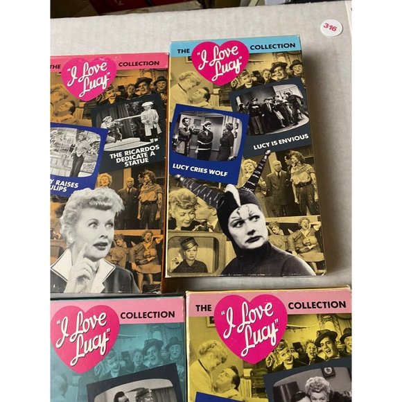 Lot Of 7 I Love Lucy Collection VHS Tapes VCR  CBS Video Movies Comedy - Picture 6 of 7